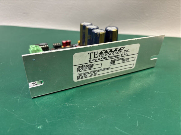 TE Technology Temperature Controller TC-36-25-RS232 12-36 VDC 25A MAX