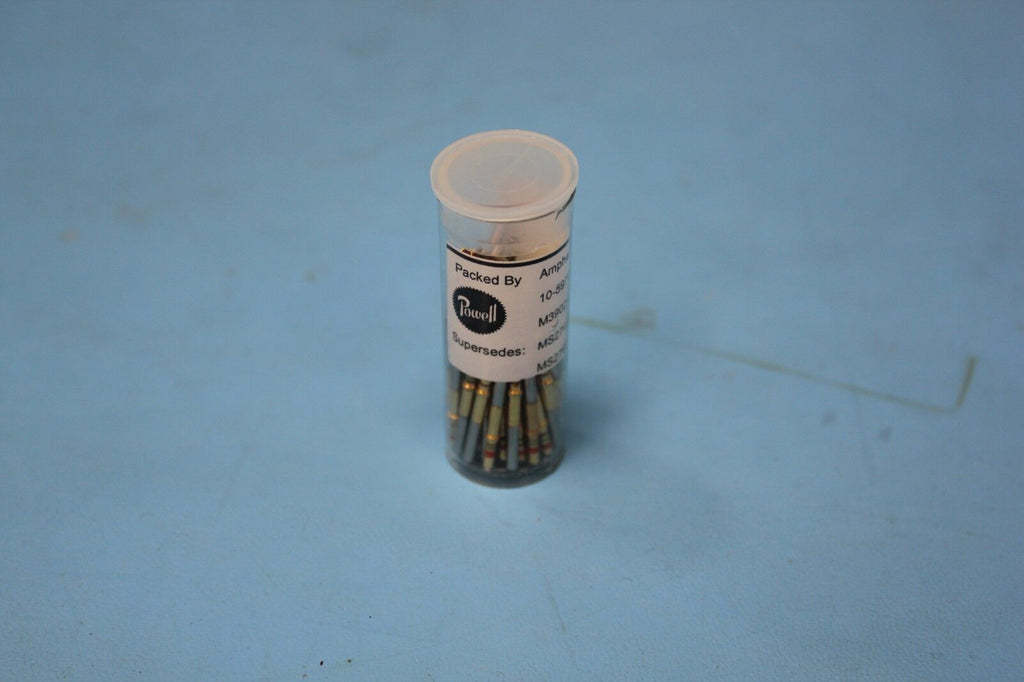 AMPHENOL Military Spec Gold Contact Connectors 10-597808-355   61 pcs