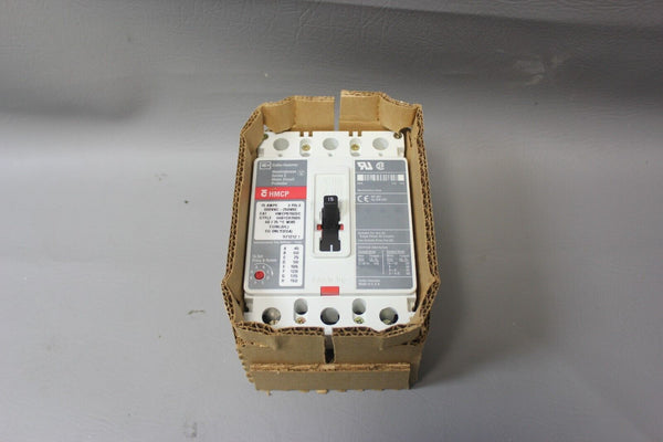 NEW CUTLER HAMMER 15A INDUSTRIAL CIRCUIT BREAKER  HMCP015E0C