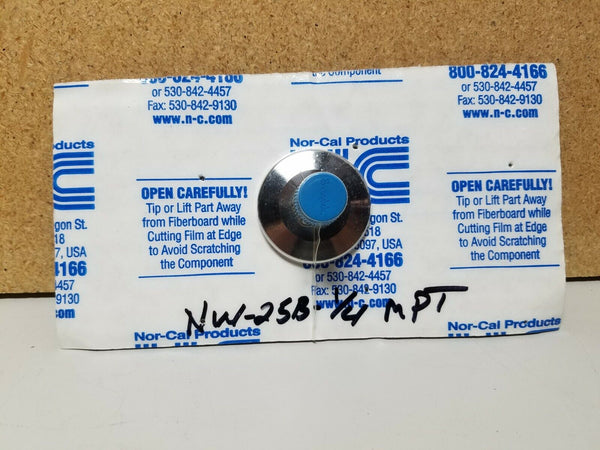 Nor-Cal Swagelok NW-25B Flange Blank Off Cap 1/4 MPT