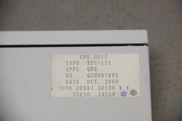 TOYO DENKI PLC CPU MODULE TPC-111