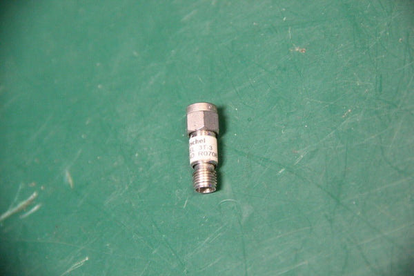 WEINSCHEL COAXIAL RF ATTENUATOR 3T-3 DC-12.4 GHz  2 watts 3dB