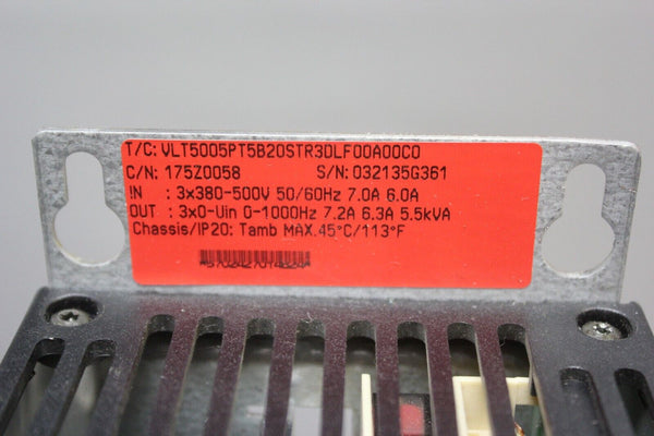 UNUSED DANFOSS VLT5000 AC DRIVE 175Z0058