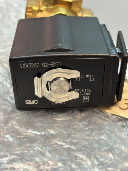 SMC VXV3240-02-5DZ VACUUM VALVE 0.5 AIR ORFICE 2.2MM 3 WAY