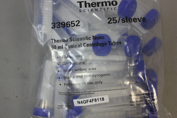 150- Thermo Scientific 339650 15mL Conical Sterile Centrifuge Tubes