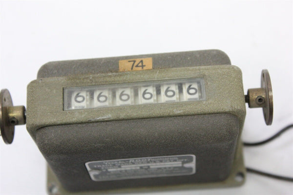 VINTAGE VEEDER ROOT 6 DIGIT COUNTER A 124806