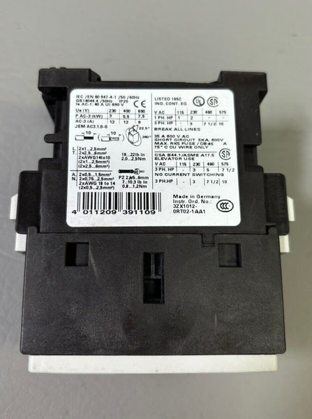 UNUSED Siemens 3RT1024-1A Contactor 230V 50HZ Coil