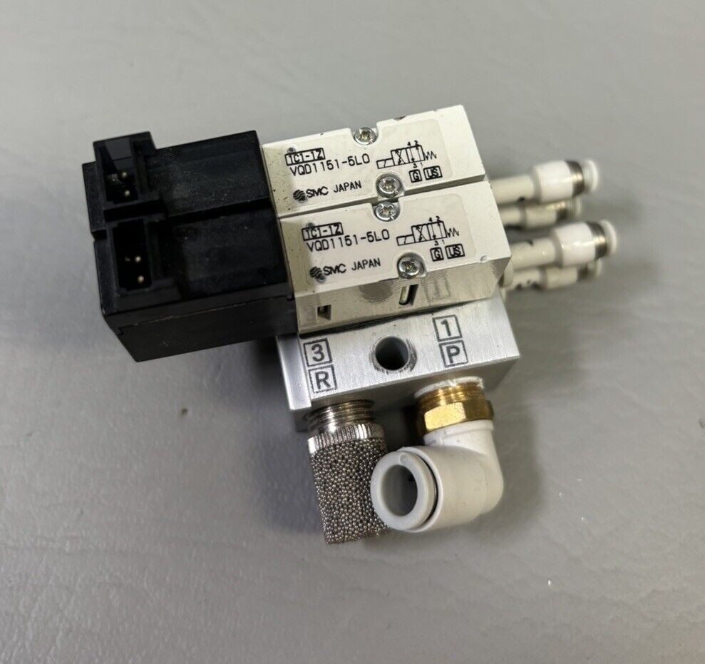 LOT OF 2- SMC VQD1151-5L0 Solenoid Valves