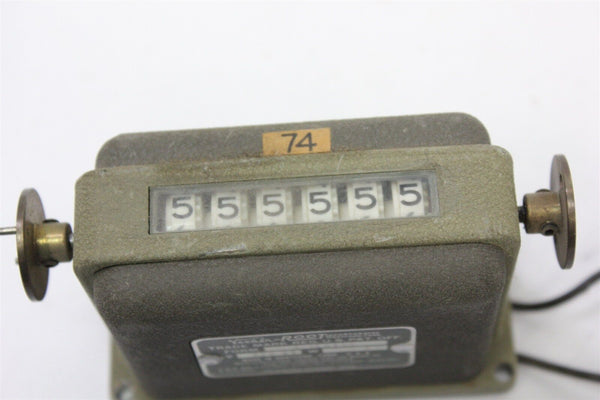 VINTAGE VEEDER ROOT 6 DIGIT COUNTER A 124806