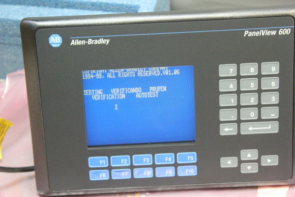 NEW ALLEN BRADLEY PANELVIEW 600 HMI 2711-B6C2 SER. B