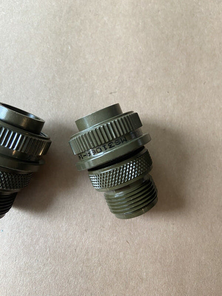 (2)  Amphenol 97-3106A-14s-2p Circular Connector Plug