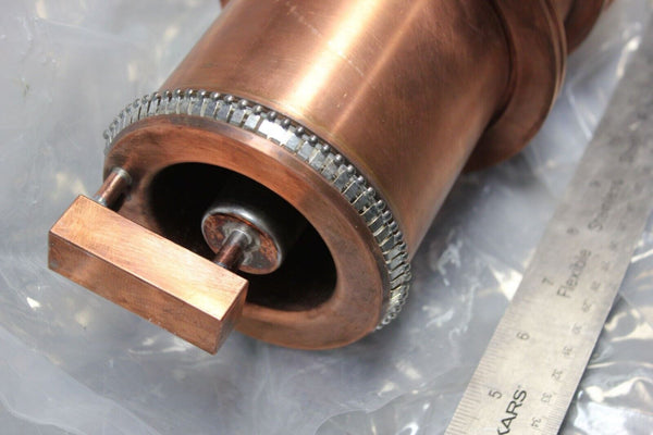 LARGE COPPER RF VACUUM HIGH VOLTAGE FEEDTHROUGH HV FEED THROUGH FEEDTHRU