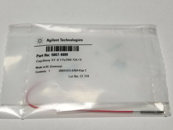 New Agilent Capillary ST 0.12x200 SX/S 5067-4689