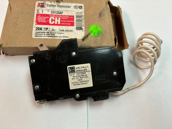 NEW Eaton Cutler Hammer CH120AF Circuit Breaker ArkFault 20amp 1 Pole