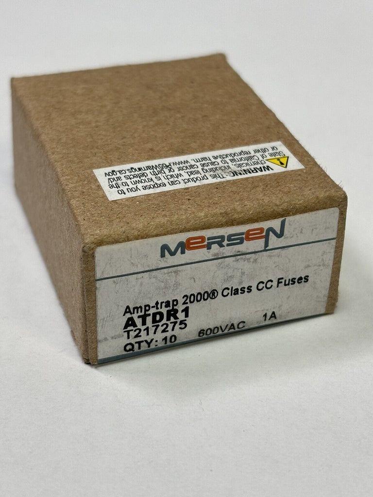 10- Mersen Ferraz Shawmut  ATDR1 1A 600V TIME DELAY Fuse Class CC