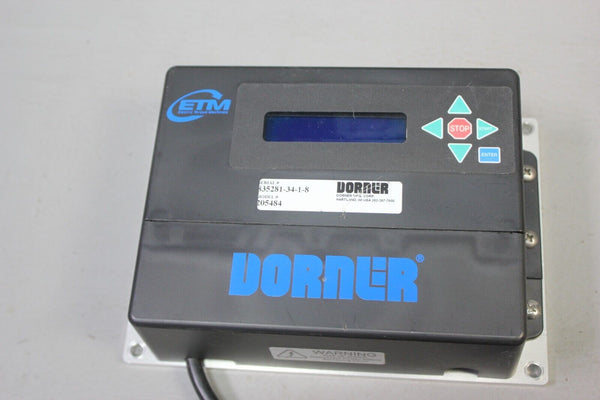 DORNER ELECTRIC TORQUE MACHINES CONVEYOR MOTOR DRIVE SYSTEM 1006459-01