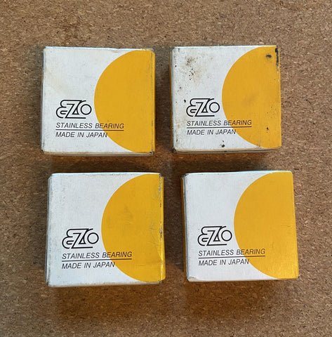 LOT OF 4 NEW IN BOX EZO 6005 HTW 2RS BEARING RUBBER SEALED