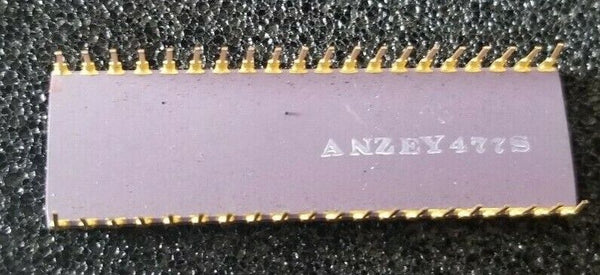 Vintage RCA Purple Ceramic & Gold 40 Pin DIP Chip Processor CDP1854ACD