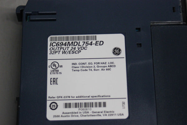 UNUSED GE RX3i PLC MODULE IC695MDL754-ED IC695MDL754