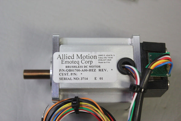 NEW ALLIED MOTION EMOTEQ BRUSHLESS DC MOTOR QB01700-A00-HEZ