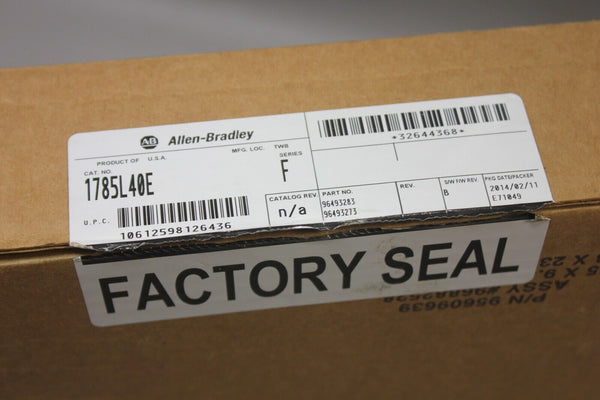 NEW ALLEN BRADLEY ETHERNET PLC-5 CONTROLLER 1785-L40E/F