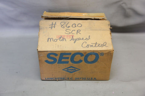 NEW SECO SCR MOTOR SPEED CONTROLLER MODEL 8600