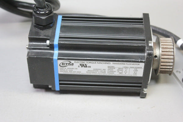 DORNER ELECTRIC TORQUE MACHINES CONVEYOR MOTOR DRIVE SYSTEM & MOTOR 1006459-01