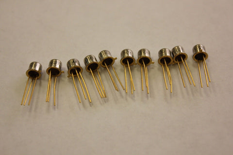 10  Motorola 2N4393 JFET Transistors