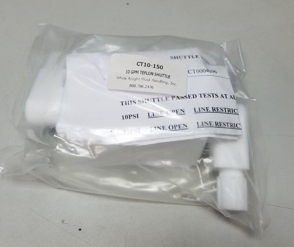 PTFE Teflon ™ shuttle valve 10 GPM New