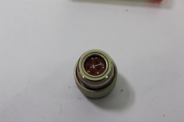  BENDIX MIL SPEC CIRCULAR CONNECTOR WITH CONTACTS JT06RE-10-55