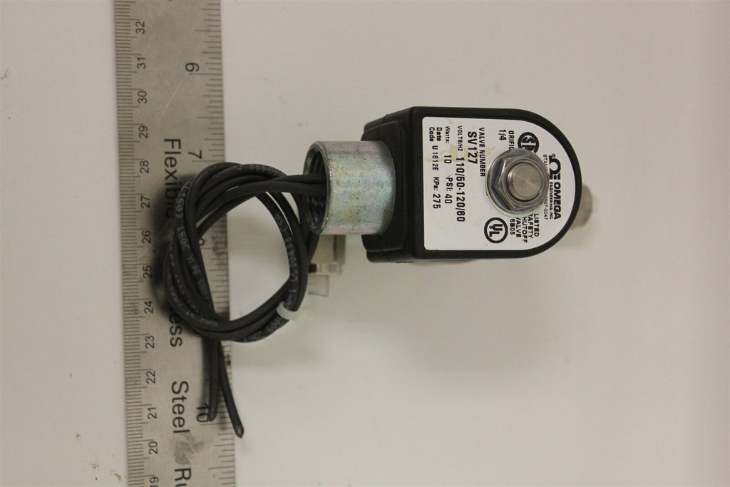 OMEGA 2-WAY GENERAL PURPOSE SOLENOID VALVE SV127 110V/120V 