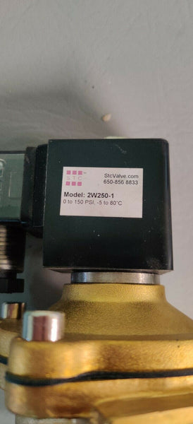 STC brass solenoid valve  2w250-1  new 