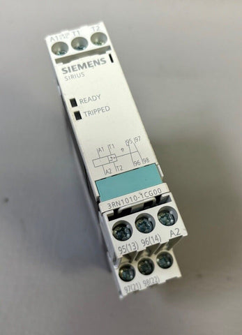 UNUSED SIEMENS SIRIUS 3RN1010-1CG00 110-120VAC MOTOR PROTECTION RELAY