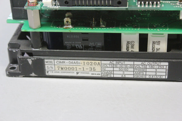 YASKAWA TRANSISTOR INVERTER CIMR-04AS3-1020A