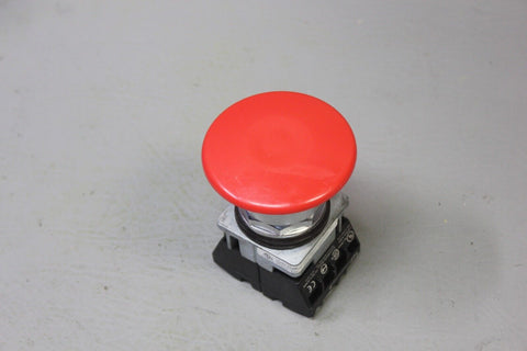 UNUSED SIEMENS 1 3/4" RED MUSHROOM HEAD EMERGENCY PUSHBUTTON 51PA2D2