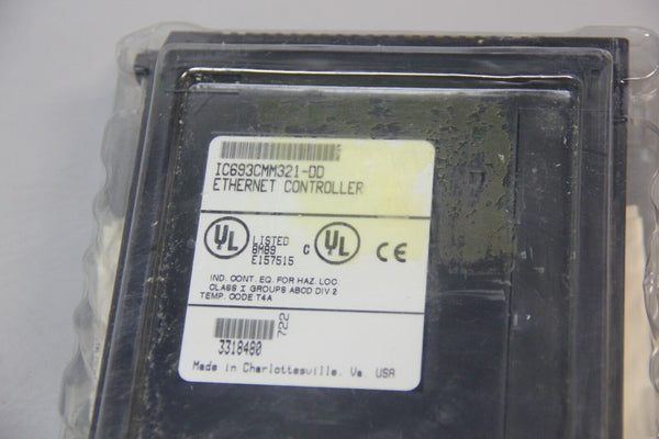 NEW GE FANUC ETHERNET CONTROLLER PLC MODULE IC693CMM321-DD