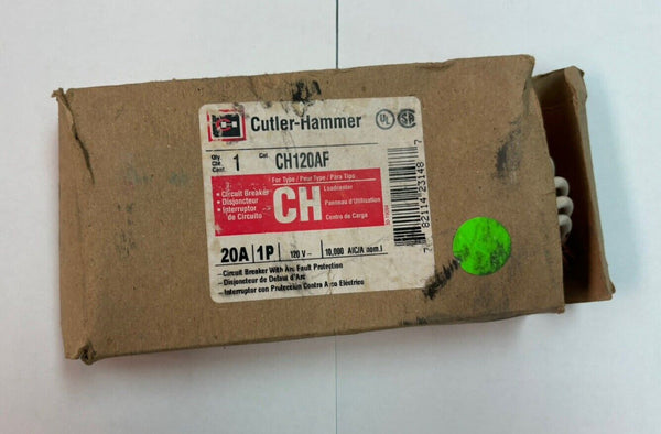 NEW Eaton Cutler Hammer CH120AF Circuit Breaker ArkFault 20amp 1 Pole