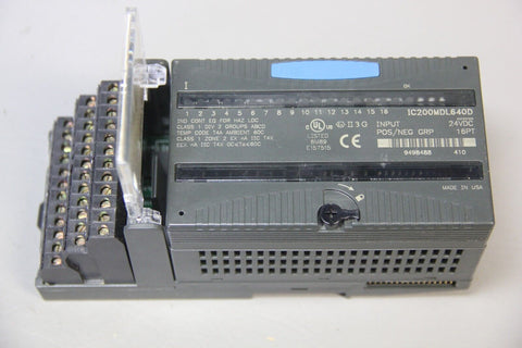 GE VERSAMAX PLC MODULE IC200MDL640D