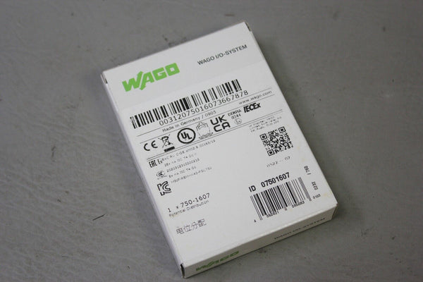 NEW WAGO POTENTIAL DISTRIBUTION MODULE 750-1607 FACTORY SEALED