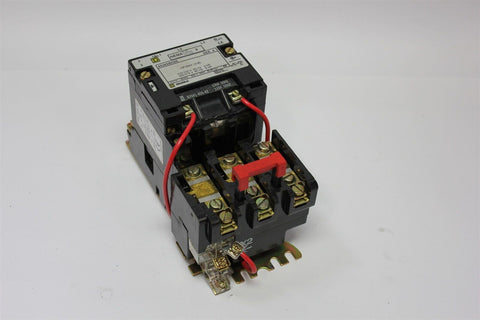 SQUARE D MOTOR STARTER 110-120V COIL 8536SBO2S SER. A