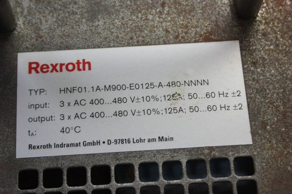 REXROTH INDRADRIVE MAINS FILTER HNF01.1A-M900-E0125-A-480-NNNN #3