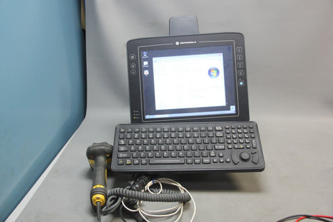 MOTOROLA PSION VEHICLE MOUNT DATA TERMINAL WIT KEYBOARD & SYMBOL BARCODE SCANNER