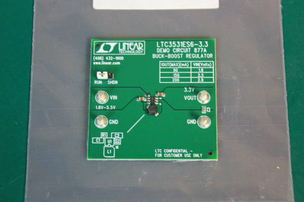 Linear Technology Board Demo for LTC3531ES6-3.3