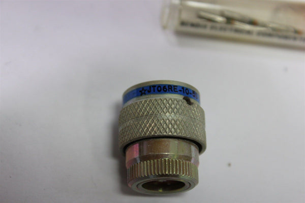  BENDIX MIL SPEC CIRCULAR CONNECTOR WITH CONTACTS JT06RE-10-55