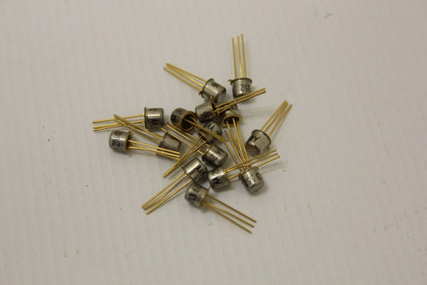 Lot of 15 Motorola  2N4013 Transistors Gold