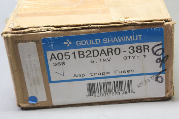 NEW GOULD SHAWMUT MOTOR CIRCUIT BACKUP POWER FUSE A051B2DAR0-38R