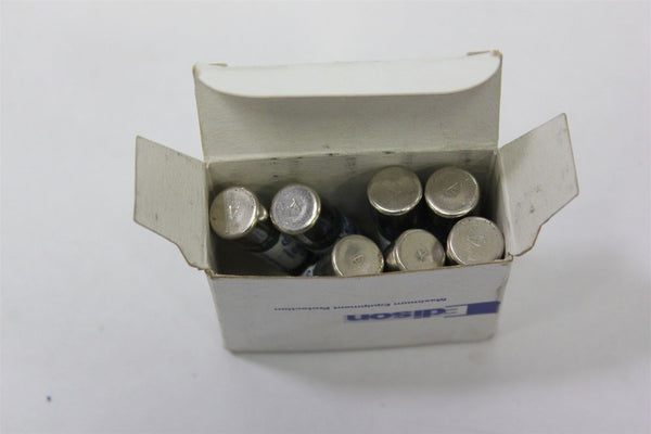 BOX OF 7  EDISON 250V 6A MEN.6 MIDGET TIME DELAY FUSES 