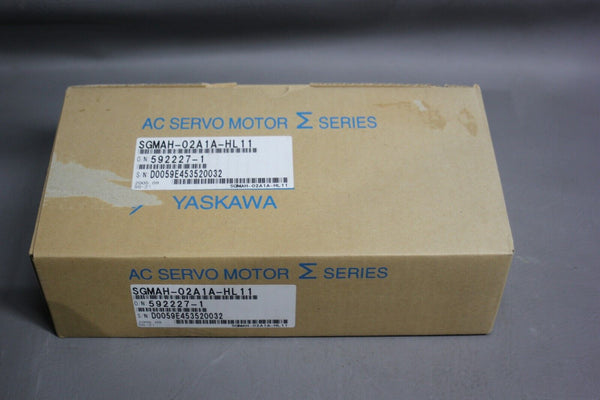 NEW YASKAWA AC SERVO MOTOR W/STEARNS BRAKE SGMAH-02A1A-HL11 FOR ADEPT ROBOT