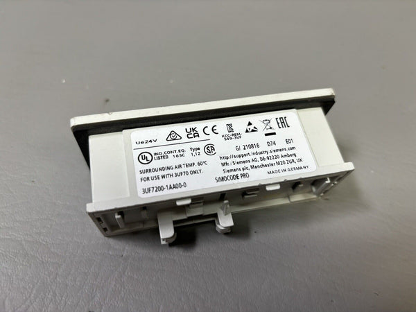 Siemens  3UF7200-1AA00-0  SIMOCODE PRO Motor Control Module