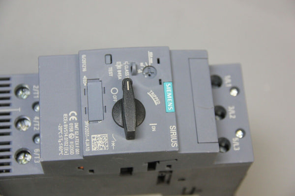 UNUSED SIEMENS MOTOR PROTECTION CIRCUIT BREAKER 3RV2031-4JA10